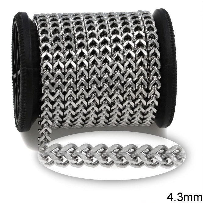 Αλυσίδα Ατσάλινη Fox Tail 4.3mm σε συσκευασία 2 μέτρων - So Cute Cut