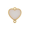 Μοτίφ καρδιά περίγραμμα Βιτρώ με 2 κρικάκια σε συσκευασία 11 τεμαχίων - So Cute Cut