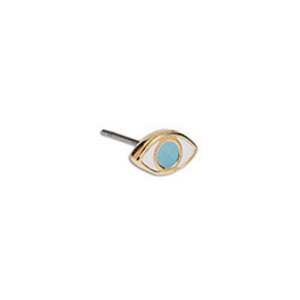 Σκουλαρίκι μάτι με καρφί τιτανίου σε συσκευασία 12 τεμαχίων - So Cute Cut