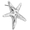 Σκουλαρίκι αστερίας οργανικός με καρφί τιτανίου σε συσκευασία 4 τεμαχίων - So Cute Cut