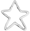 Αστέρι οργανικό περίγραμμα με 2 τρύπες για 1.5mm σε συσκευασία - So Cute Cut