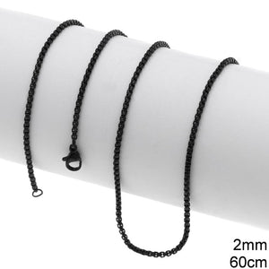 Αλυσίδα Ατσάλινη Βενετσιάνα Στρογγυλή 2mm σε συσκευασία 2 τεμαχίων - So Cute Cut