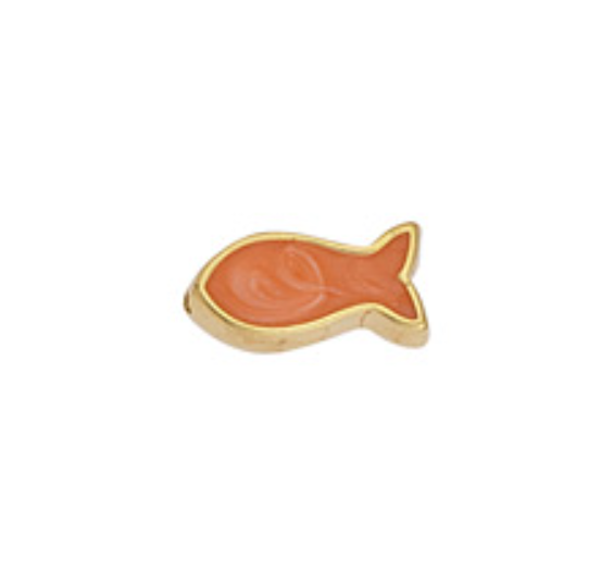 Χάντρα ψάρι Φ1.5mm σε συσκευασία 15 τεμαχίων - So Cute Cut