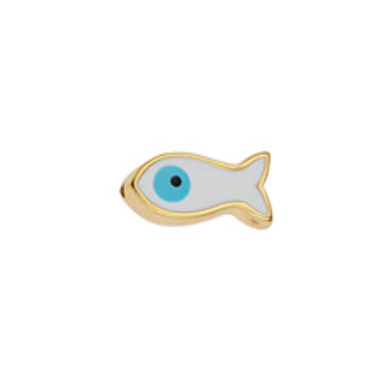 Χάντρα ψάρι Φ1.5mm σε συσκευασία 15 τεμαχίων - So Cute Cut