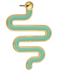 Σκουλαρίκι φίδι με καρφί τιτανίου σε συσκευασία 4 τεμαχίων - So Cute Cut