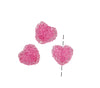 Χάνδρες Shamballa Καρδιά 12mm σε συσκευασία 10 τεμαχίων - So Cute Cut