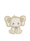 Ξύλινο διακοσμητικό στοιχείο ελέφαντας σε συσκευασία - So Cute Cut