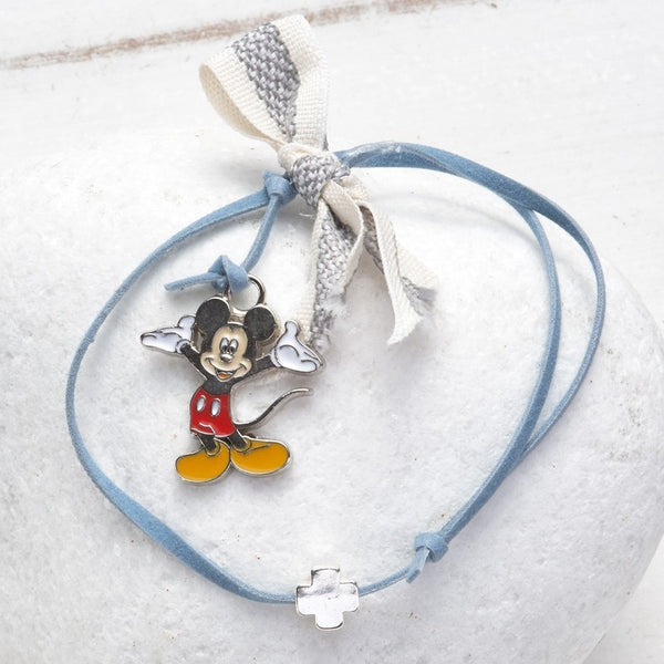 Μαρτυρικό βραχιόλι βάπτισης Mickey σε συσκευασία 50 τεμαχίων - So Cute Cut