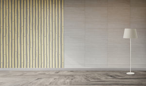 Διακοσμητικά πάνελ τοίχου σε σχήμα Bamboo- 3D ξύλινα πάνελ σε συσκευασία 24 τεμαχίων - So Cute Cut